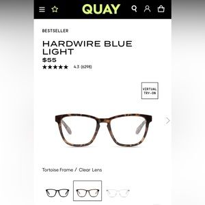 QUAY blue light glasses